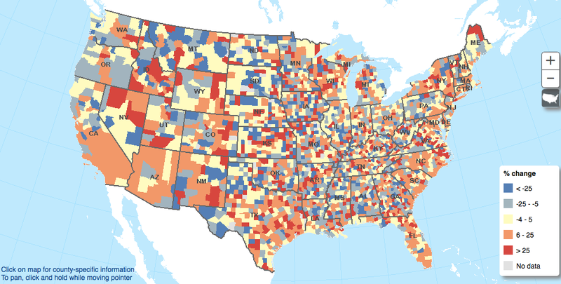 Illustration for article titled Every Fast Food Restaurant in America, Mapped